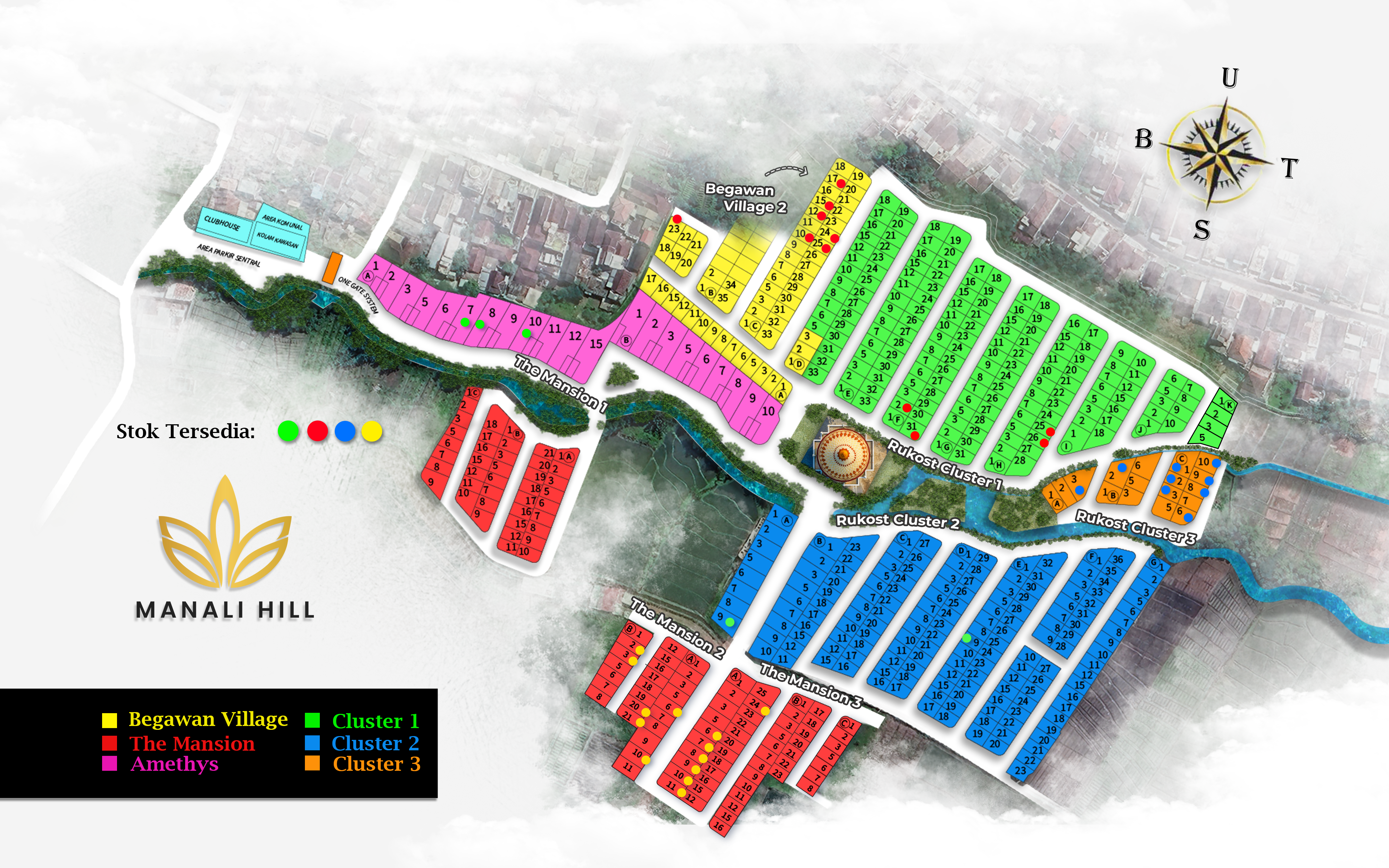 Siteplan Kawasan Manali Hill